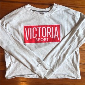LN Victoria Spot Cropped Crew Neck Medium